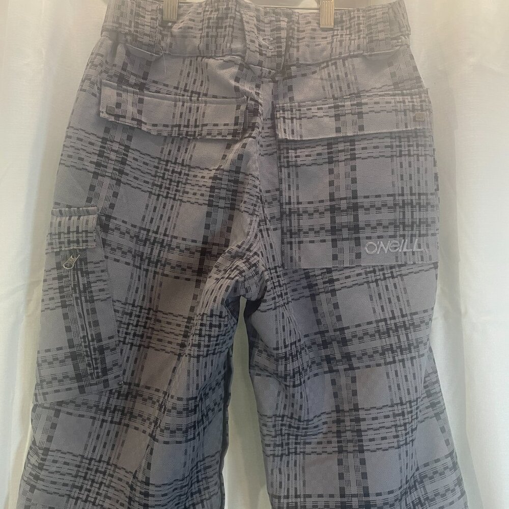 PA7011- O’Neill Freedom Series Snow Pants  Ultratech 5000  Gray Plaid Medium - Picture 10 of 10